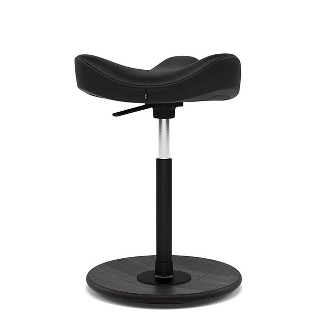 Move Stehhilfe - Stehsitz Hocker mit Lederbezug Dunkelblau - Varier Furniture - DesignWe.Love