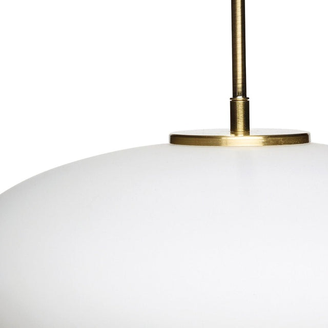 Muse Pendelleuchte Ellipse Weiß - Hübsch Interior - DesignWe.Love