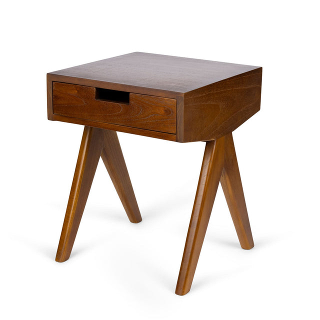 Nachttisch mit Schublade Dunkelbraun - Detjer - DesignWe.Love