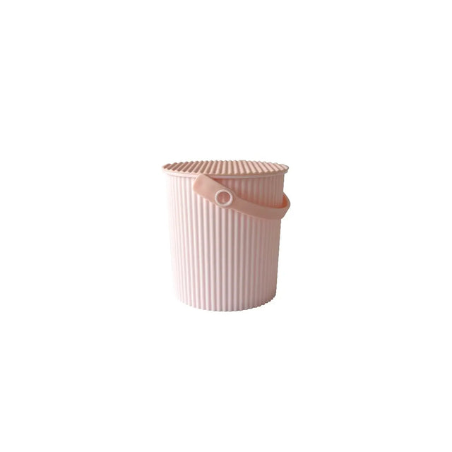 Hachiman Omnioutil Eimer Baby 0,7L in Peach – japanischer Designklassiker, BPA-frei, 100% recyceltes Polypropylen, mit Elastomer-Deckel