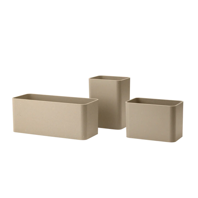 Organizer Beige – String Furniture Regalsystem (3er Set)