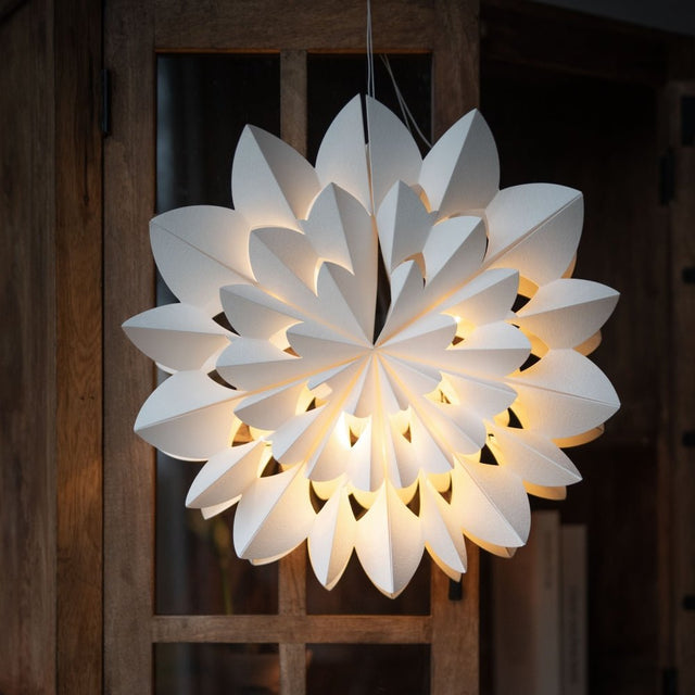 Papierstern mit LED Beleuchtung B A Star - wikholmform - DesignWe.Love