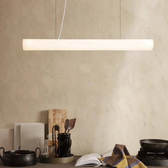 Hängeleuchte Vuelta Weiß 100cm Messing - ferm LIVING - DesignWe.Love