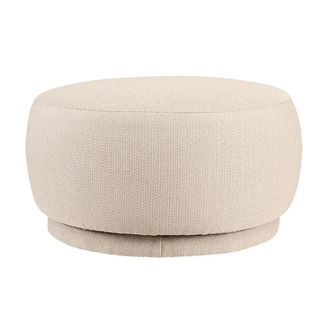 Pouf Swivel Conrad Beige drehbar - Versmissen - DesignWe.Love