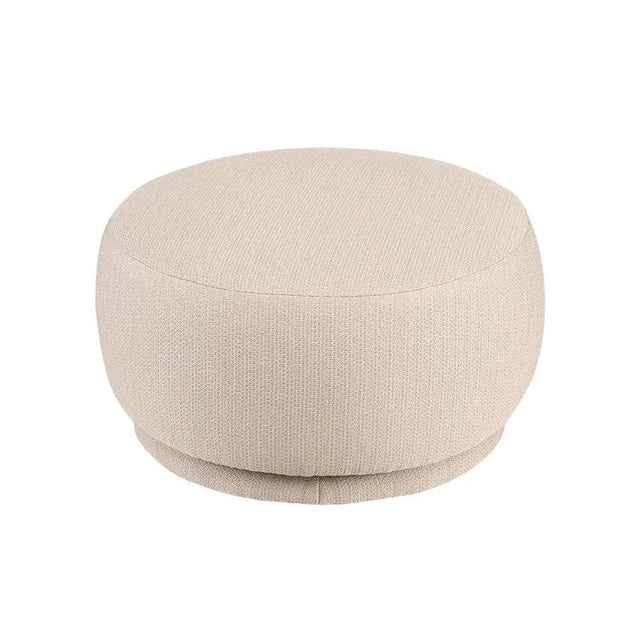 Pouf Swivel Conrad Beige drehbar - Versmissen - DesignWe.Love