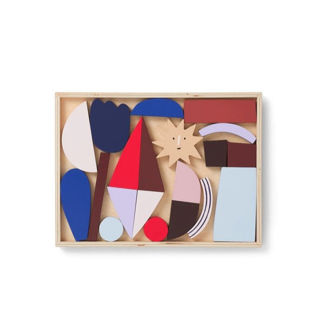 Puzzle Frame Art Blocks - ferm LIVING - DesignWe.Love