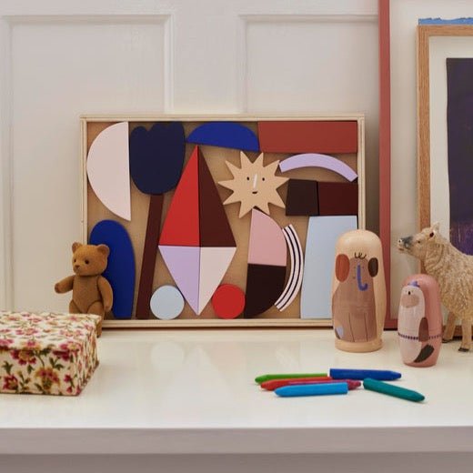 Puzzle Frame Art Blocks - ferm LIVING - DesignWe.Love