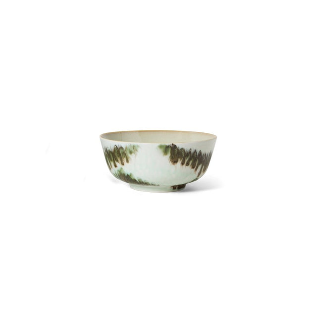 Ramen Schale Minimalist Grün - Braun 70s Ceramics - HK Living - DesignWe.Love
