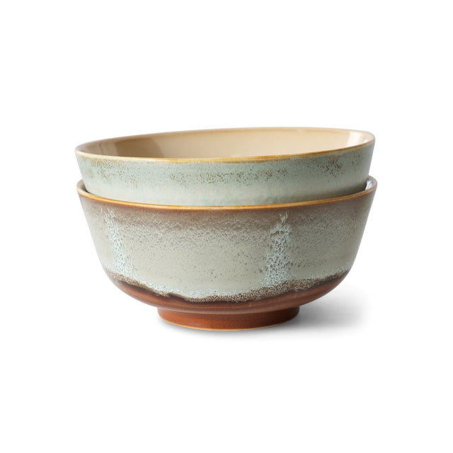 Ramen Schale Verge Braun 70s Ceramics - HK Living - DesignWe.Love