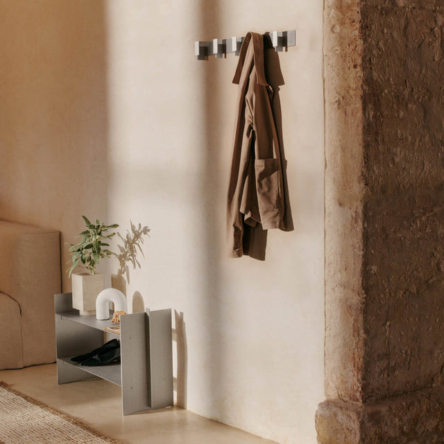 Regal Lager Low Rack Aluminium - ferm LIVING - DesignWe.Love