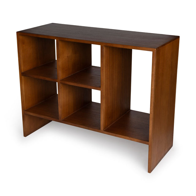 Regal Mid - Century Book Rack 5 dunkelbraun - Detjer - DesignWe.Love