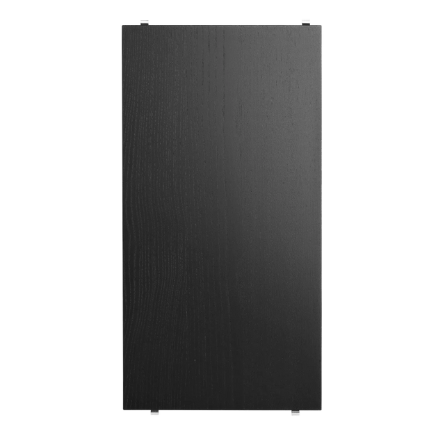 String Regalboden 3er Set 58x30 cm Esche Schwarz – Regalboden für das String Regalsystem