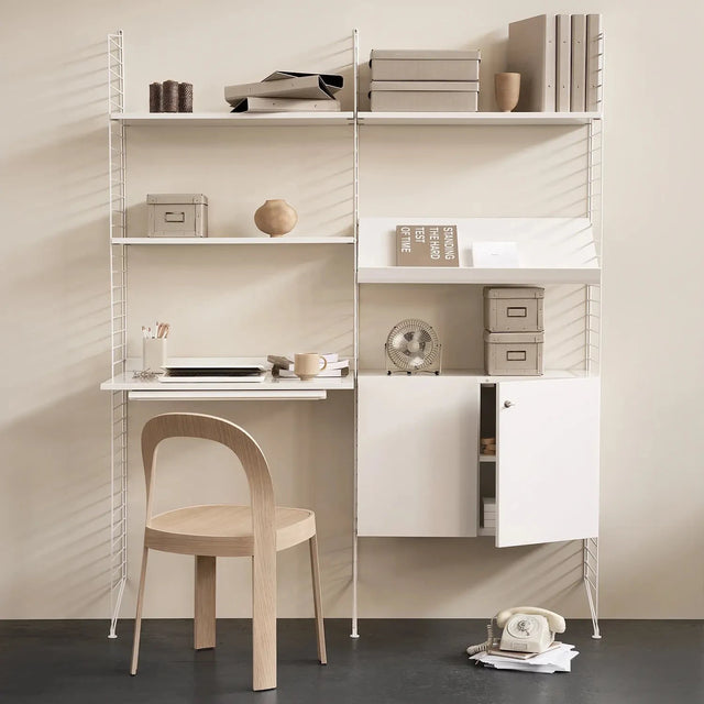 Regalboden 3er Set 58x30cm Weiß – String Furniture