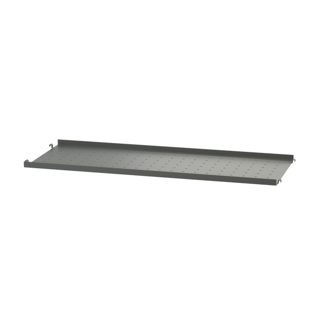 Regalboden aus Metall mit niedrigem Rand 78x30cm - Regalsystem - String Furniture