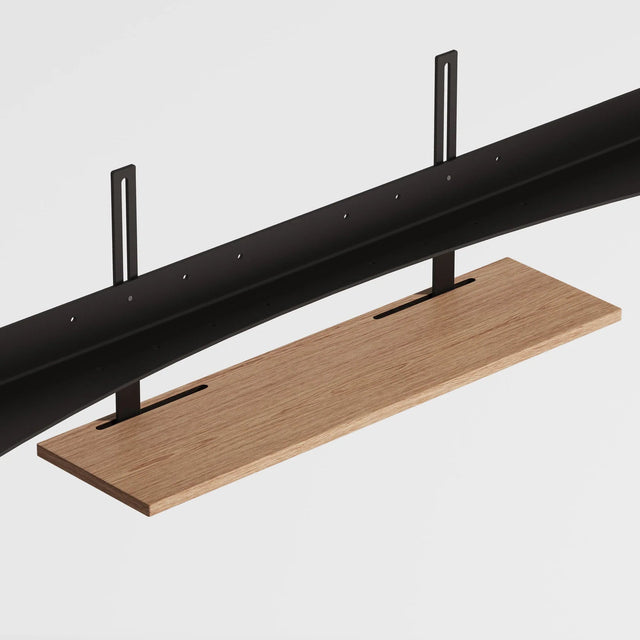 Regalbrett für TV - Ständer, Eichenholz Natur - JALG - DesignWe.Love