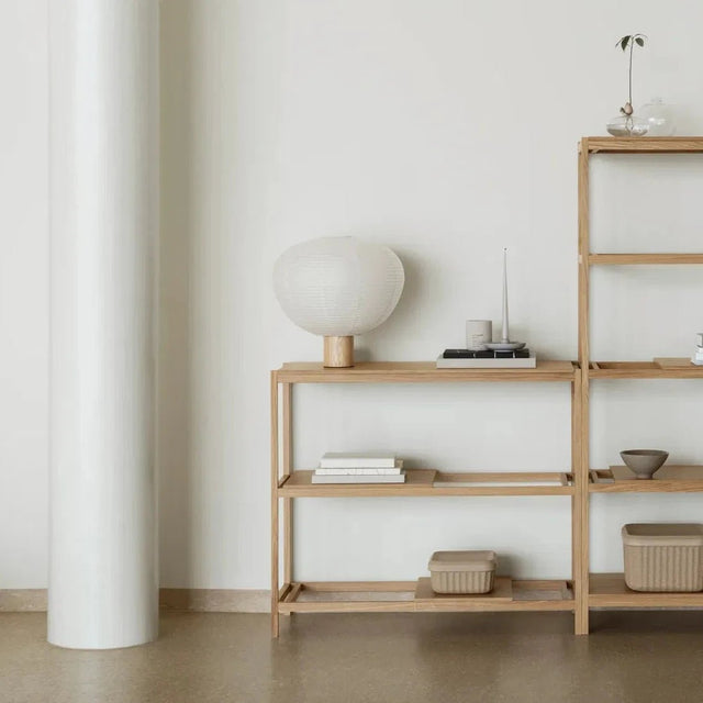 Reispapier Tischleuchte KAMI Größe M - blomus - DesignWe.Love