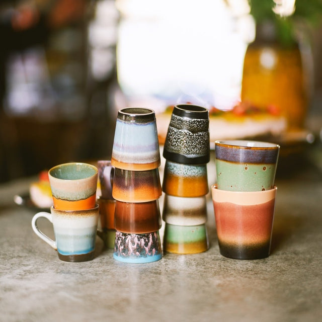 Ristretto Tassen im 4er Set 70s Ceramics Solar - HK Living - DesignWe.Love