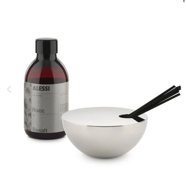 Rocc Basalt Raumduft Diffuser mit Stäbchen - Alessi - DesignWe.Love