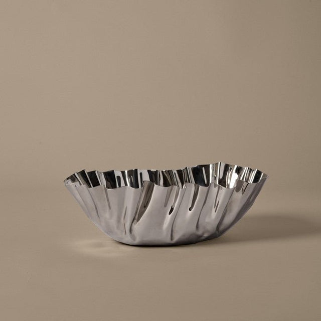 Schale Tydra Bowl Large Edelstahl - ferm LIVING - DesignWe.Love