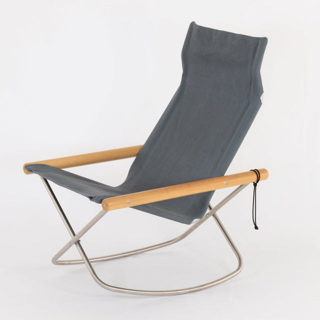 Nychair X Rocking Schaukelstuhl Grau Natur – designwe.love