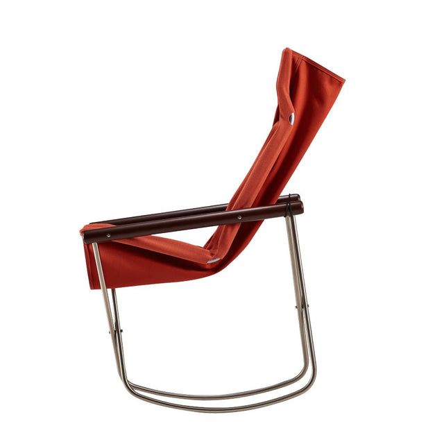Nychair X Rocking Schaukelstuhl Terracotta Dunkelbraun – designwe.love