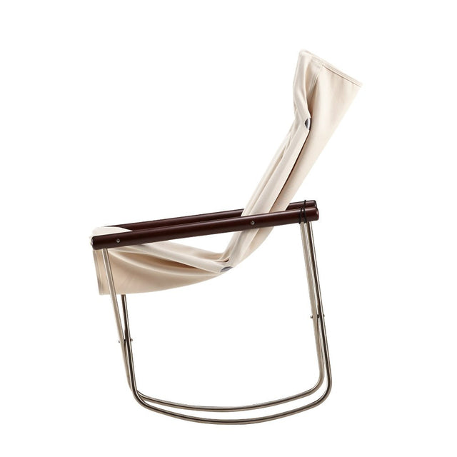 Nychair X Rocking Schaukelstuhl Weiß Dunkelbraun – designwe.love