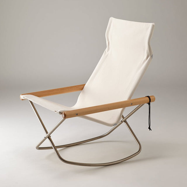 Nychair X Rocking Schaukelstuhl Weiß Natur – designwe.love
