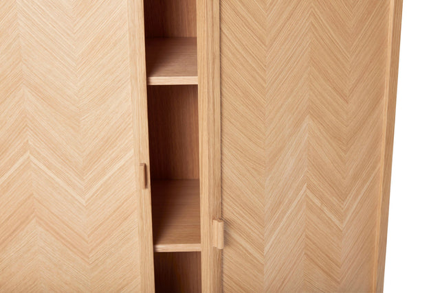 Schrank Herringbone Naturfarben - Hübsch - DesignWe.Love