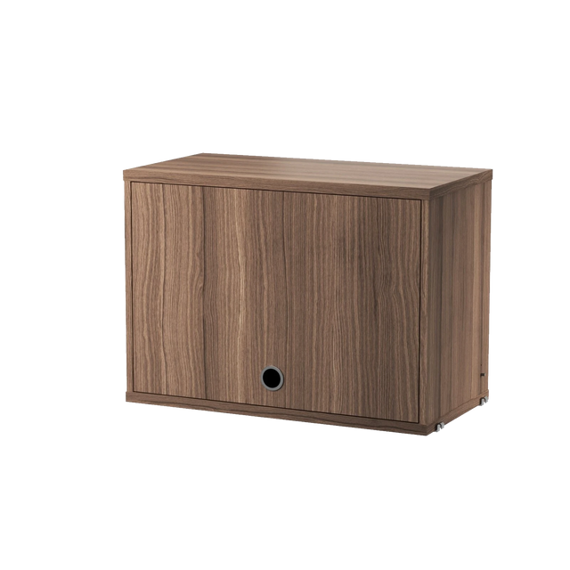 Schrank mit Klapptür 58x30cm Walnuss – String Furniture