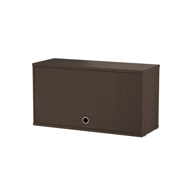 Schrank mit Klapptür 78x30cm Eiche dunkelbraun – String Furniture
