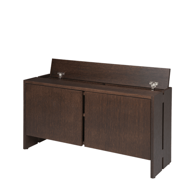 Schrank Parcel Hallway Cabinet - H50 - Dark Stained Oak - ferm LIVING - DesignWe.Love