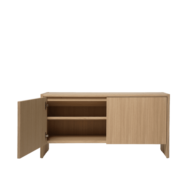 Schrank Parcel Hallway Cabinet - H50 - natural Oak - ferm LIVING - DesignWe.Love