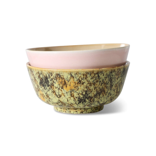 Schüsseln 2er - Set Ascend - 70s Ceramics - HK Living - DesignWe.Love
