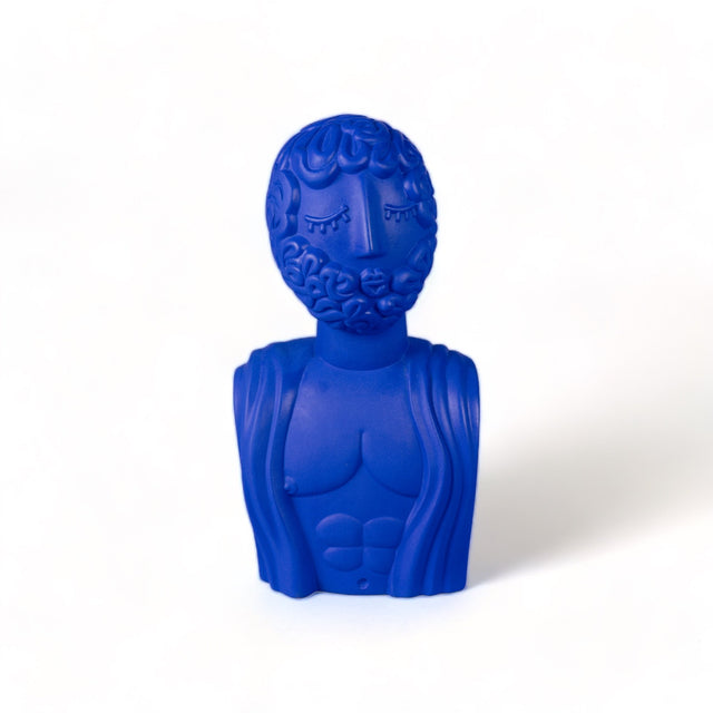 Blaue Büste Mann von Seletti Magna Graecia