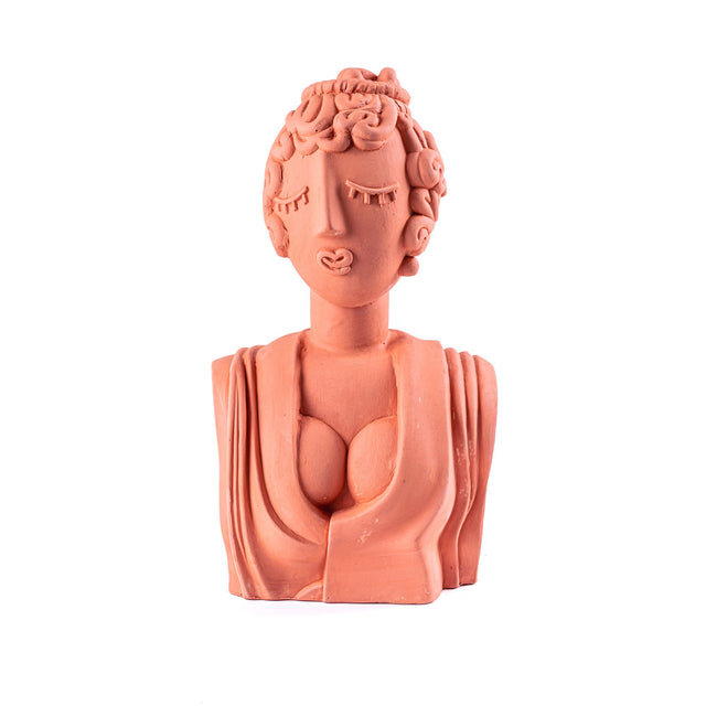 Büste Poppea von Seletti Magna Graecia in Terrakotta