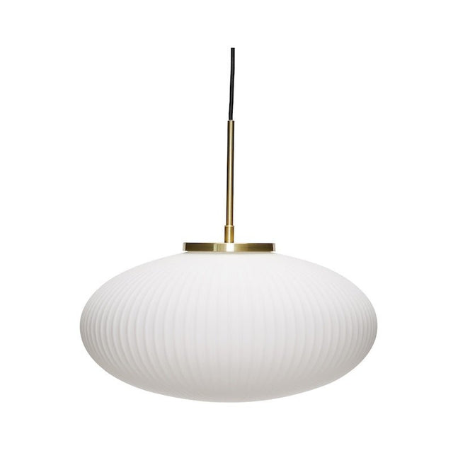 Serene Pendelleuchte Ellipse Weiß - Hübsch Interior - DesignWe.Love