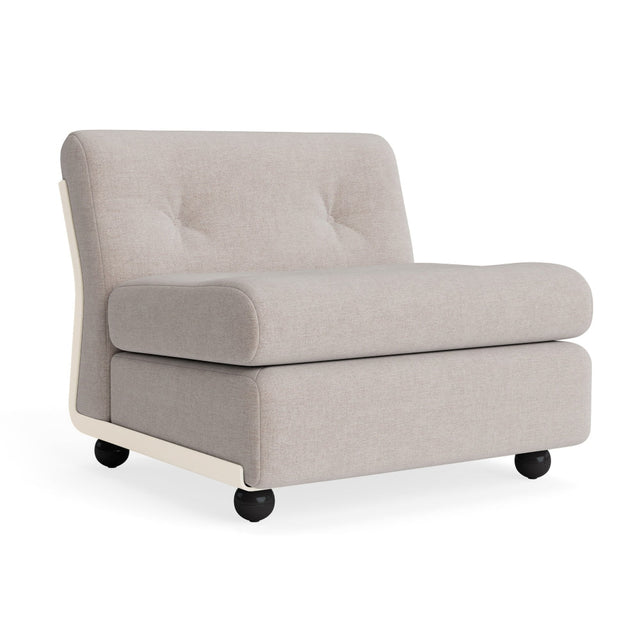 Sessel Amanta Overlap 05 Gestell Cream Beige - HAY - DesignWe.Love