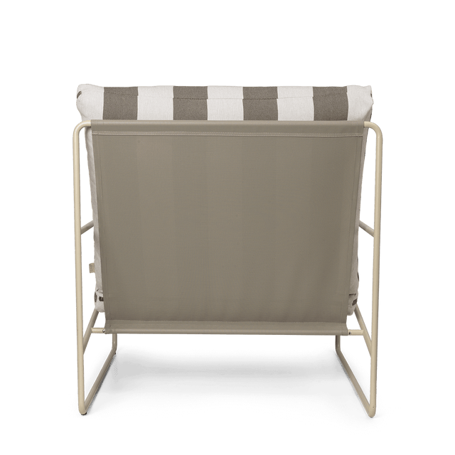 Sessel Desert 1 - Sitzer gestreift Cashmere/Chocolate Outdoor - ferm LIVING - DesignWe.Love