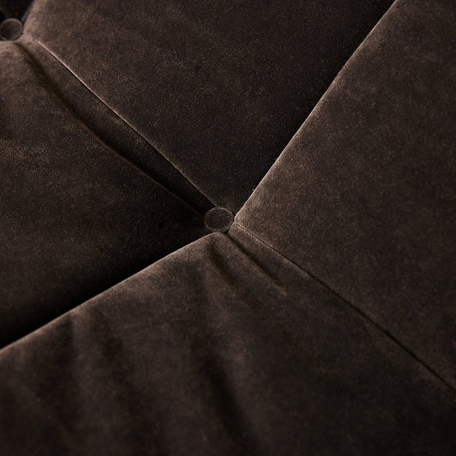 Sessel Lazy Lounge Chair Royal Velvet Espresso - HK Living - DesignWe.Love