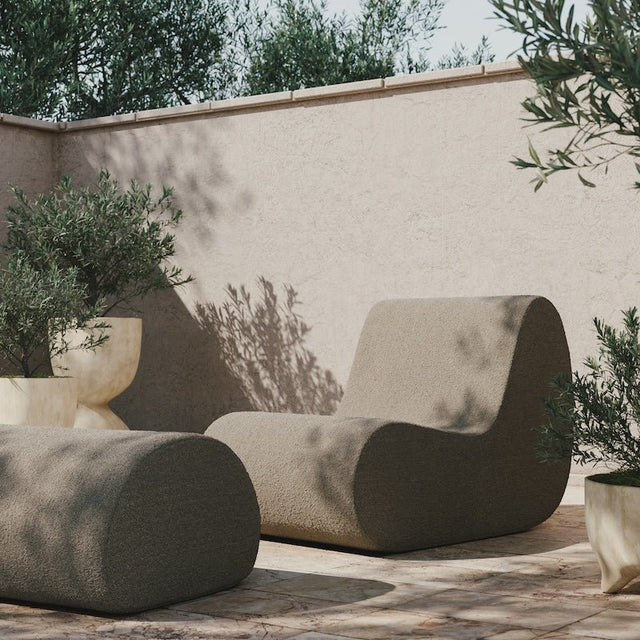 Sessel Rouli Center Module Pure Bouclé Outdoor - fermLIVING - DesignWe.Love