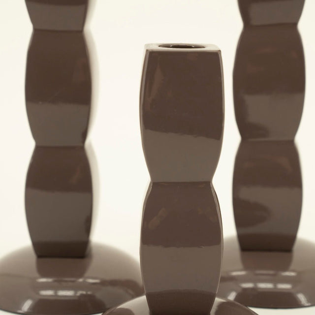 Set Kerzenhalter Prinz dark taupe - By - Boo - DesignWe.Love