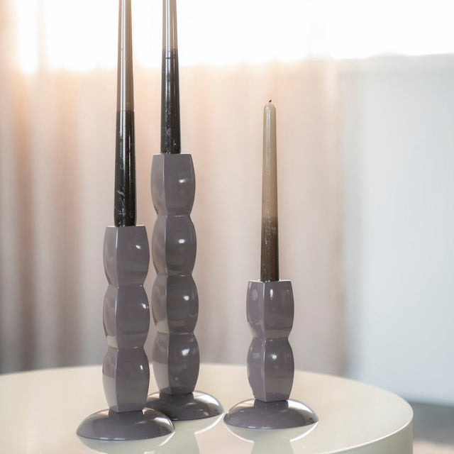 Set Kerzenhalter Prinz dark taupe - By - Boo - DesignWe.Love