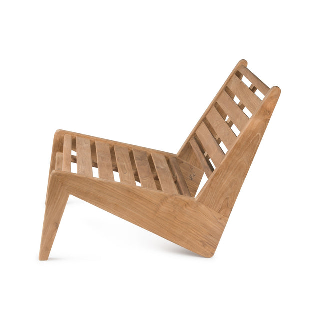 Set Outdoor Sessel und Ottoman Kangaroo Teakholz - Detjer - DesignWe.Love