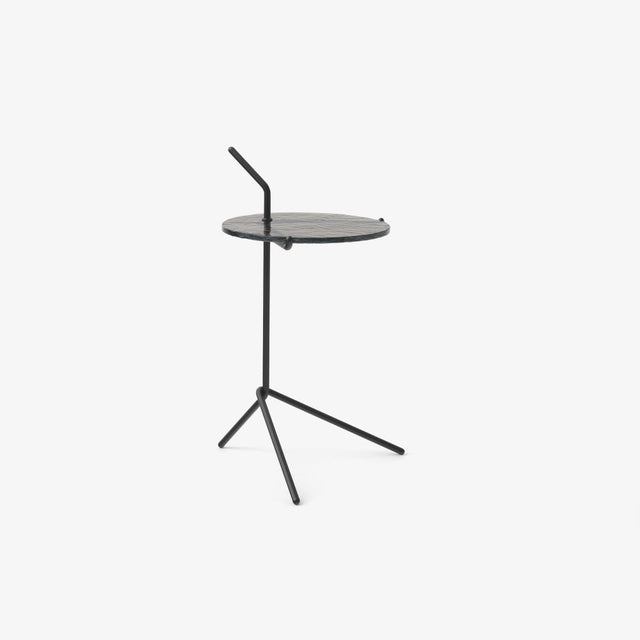 SH9 Halten Beistelltisch Warm Black/Smoked Glass - &Tradition - DesignWe.Love