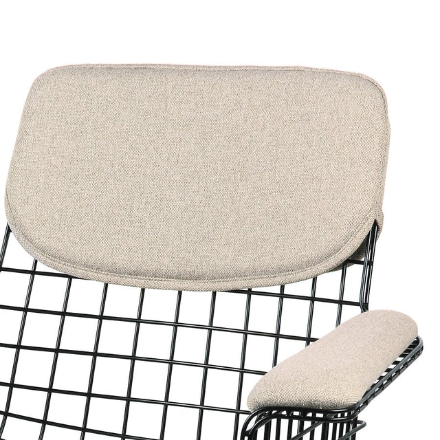 Sitzbezug für Wire Chair mit Armlehnen Sand - HK Living - DesignWe.Love