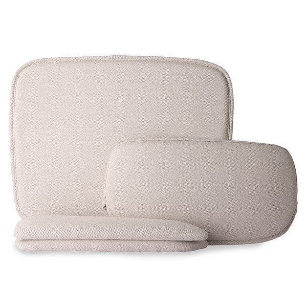 Sitzbezug für Wire Chair mit Armlehnen Sand - HK Living - DesignWe.Love