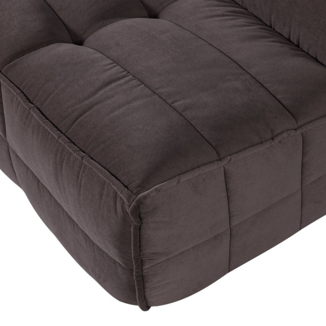 Sofa 3 - Sitzer Cluster Samt Dark Chocolate - VT Wonen - DesignWe.Love