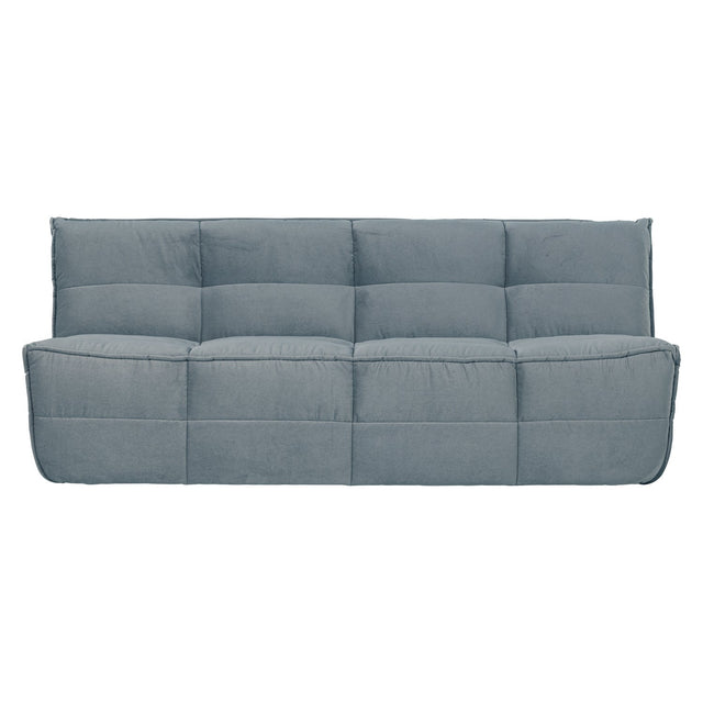 Sofa 3 - Sitzer Cluster Samt Türkisblau - VT Wonen - DesignWe.Love