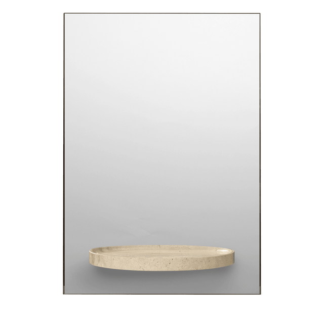 Spiegel Symmetry Travertin - ferm LIVING - DesignWe.Love
