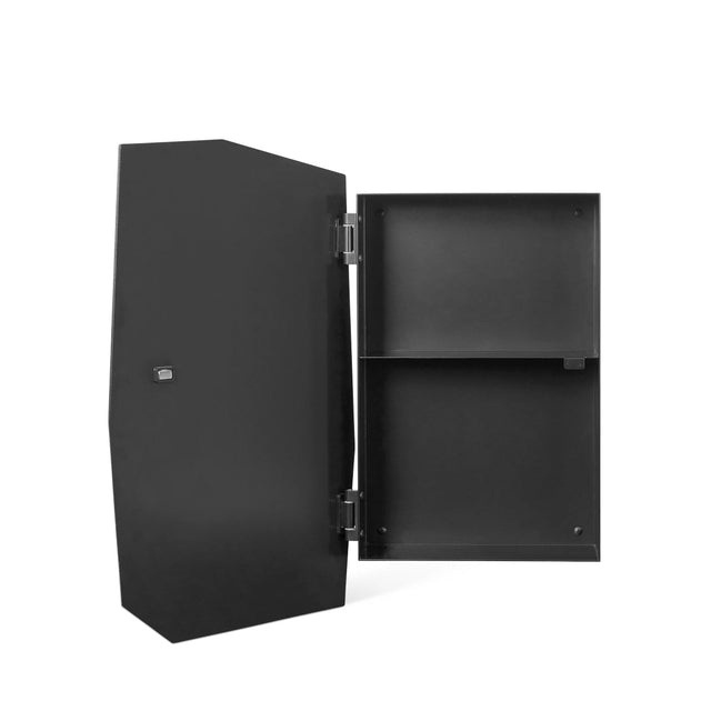 Spiegelschrank Shard Mirror small black - ferm LIVING - DesignWe.Love